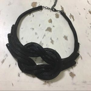 Antique vintage black necklace